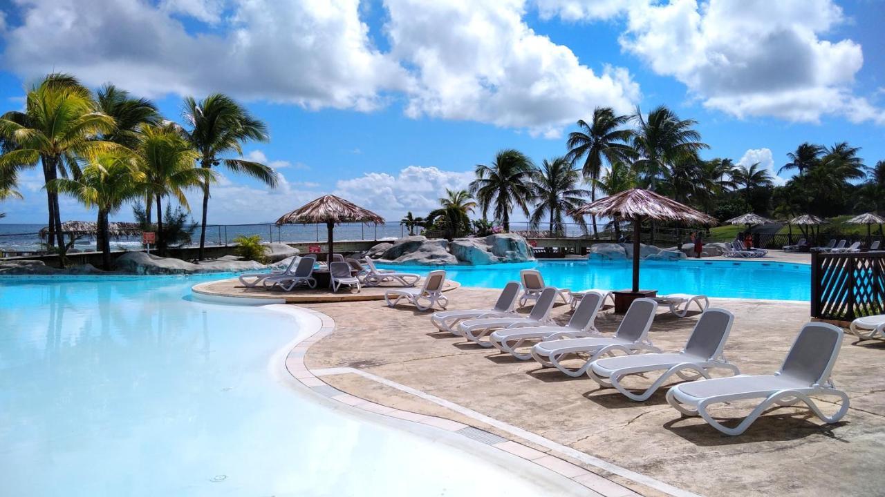 Studio Avec Grande Piscine, Plage Cannelle Caraibes Saint-Francois  Exteriér fotografie